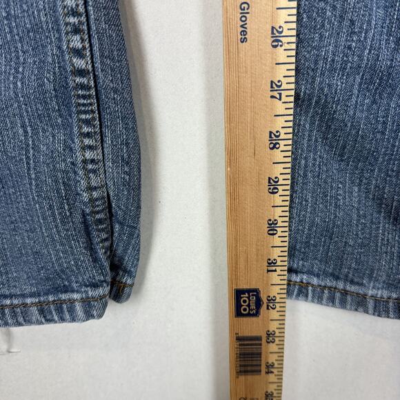 Signature by Levi Strauss & Co. Jeans Mens 34 X 34 Blue Denim Straight Zip Fly - Picture 15 of 16